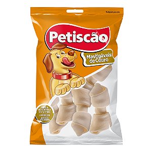 Petiscão Osso Nó 1/2 - Com 05 Unidades