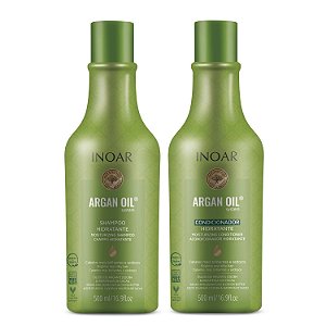 Kit Inoar Argan Hidratação - Shampoo 500ml + Condicionador 500ml