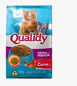 Qualidy Premium Gatos Adultos Sabor Carne 3kg