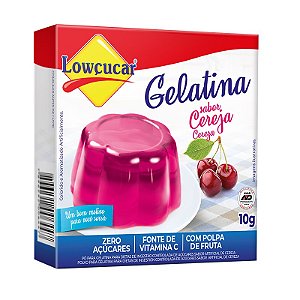 Gelatina Zero Sabor Cereja Lowçucar 10g