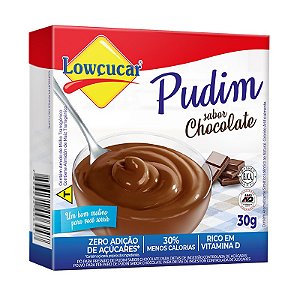 Pudim Lowçucar Zero Açúcares Sabor Chocolate 30g