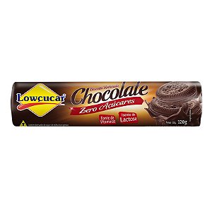 Biscoito Recheado Lowçucar Zero Açúcares Sabor Chocolate 120g