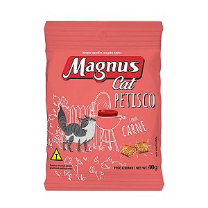 Petisco Magnus Cat Sabor Carne 40g