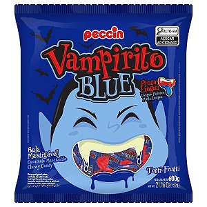 Bala Vampirito Blue Tutti-Frutti 600g