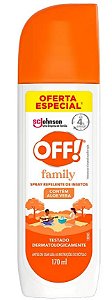 OFF family Spray Repelente de Insetos com Aloe Vera 170ml