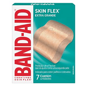 Band- Aid Curativo Flexível Extra Grande Com 4 Unidades