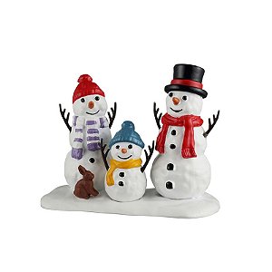 Família Boneco de Neve Lemax