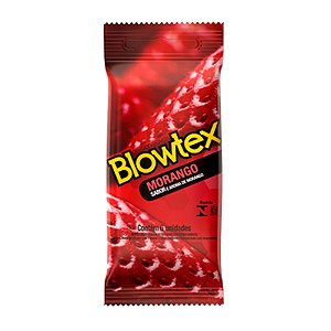 Preservativo Blowtex Sabor Morango - 6 Unidades