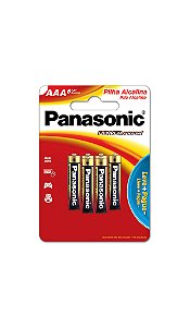 Panasonic Pilha Alcalina Palito AAA - 6 Unidades