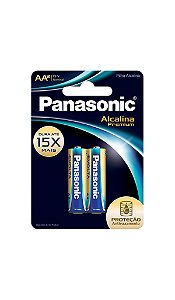 Panasonic Pilha Alcalina Premium AA -  2 Unidades