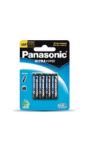 Panasonic Pilha Comum Palito AAA  - 4 Unidades