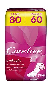 Protetor Diário Carefree Proteção - Leve 80 Pague Menos