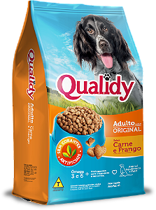 Qualidy Original Cães Adultos Sabor Carne e Frango 1kg