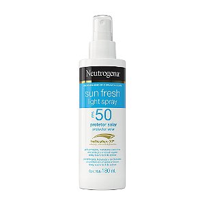 Sun Fresh Protetor Solar Neutrogrena Body Pump Spray FPS 50 180ml