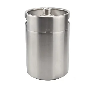 Growler (Barril) em Inox 5 Litros sem Tampa