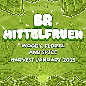 Lúpulo BR Hallertau Mittelfrueh Start Hops pct 50g