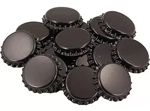 KIT TAMPINHA ROLHA PRETA 26MM 100 UNIDADES EZBREW