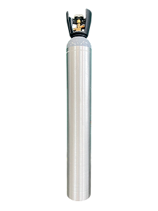 Cilindro de Alumínio para CO² c/ Válvula e Alça - Capacidade 8,5kg