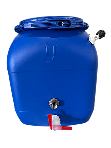 Fermentador 30 Litros Tipo Bombona Azul Com Poço Térmico EZbrew