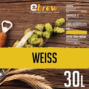 Kit Receita Weissbier 20, 30 ou 50 litros EZbrew