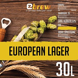 Kit Receita European Lager 20, 30 ou 50 litros EZbrew