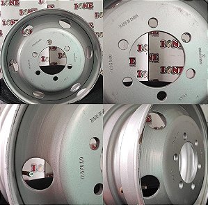 Roda 17,5 x 6 - 6 Furos para Adaptação Iveco