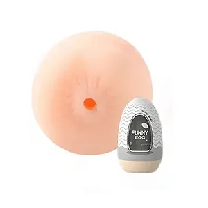 Funny Egg Masturbador Masculino Formato de Ânus em Cyberskin