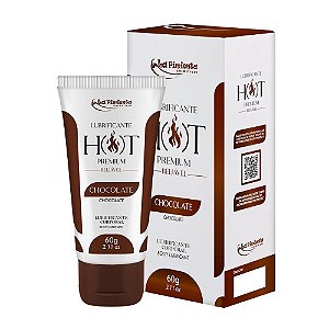 HOT PREMIUM LUBRIFICANTE TÉRMICO CORPORAL BEIJÁVEL CHOCOLATE 60G