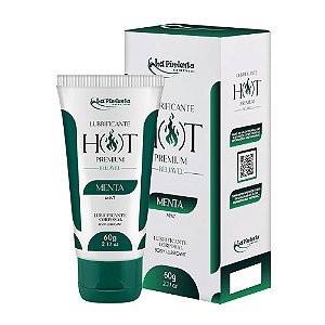 HOT PREMIUM LUBRIFICANTE TÉRMICO CORPORAL BEIJÁVEL MENTA 60G