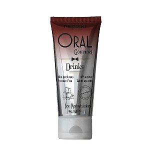 ORAL GOURMET GEL BEIJÁVEL QUE ESFRIA DE REDWHISKEY 35ML/45G LINHA DRINKS PESSINI