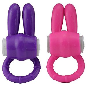 VIBRATING RING ANEL PENIANO RABBIT COM ESTIMULADOR DE CLITÓRIS