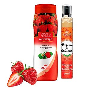 KIT HIGIENE ÍNTIMA MORANGO
