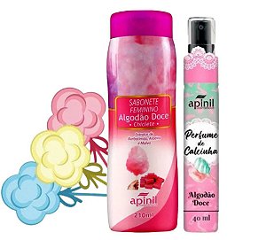 KIT HIGIENE ÍNTIMA ALGODÃO DOCE