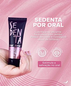 SEDENTA POR ORAL GEL COMESTÍVEL COM GLITTER 50G PEPPER BLEND
