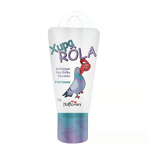 XUPA ROLA GEL BEIJÁVEL PARA VIRILHA MASCULINA 15G LINHA XUPS BRASILEIRINHOS HOT FLOWERS