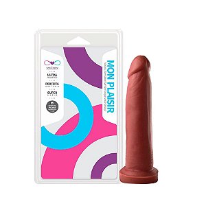 PRÓTESE REALÍSTICA LISA SUPER MACIA 18 X 4 CM SOULSEX