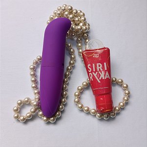 COMBO VIBRADOR PONTO G LISO + EXCITANTE SIRIRYCA