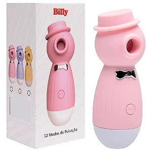 VIBRADOR DE PULSAÇÃO BILLY COM 12 MODOS DE PULSAÇÃO ​​​​​​​