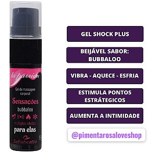 SENSAÇÕES GEL COM MÚLTIPLOS EFEITOS SABOR BABBALOO