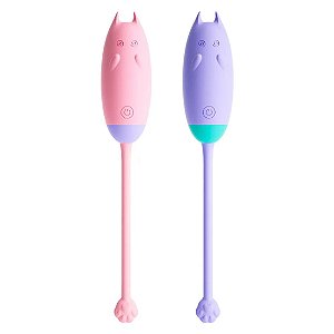 MEOW ESTIMULADOR DE PONTO G E CLITÓRIS COM CONTROLE POR APLICATIVO