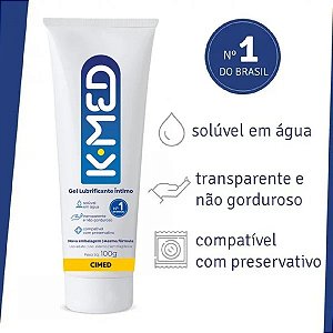 GEL LUBRIFICANTE ÍNTIMO 100G K-MED