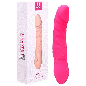 S-HANDE KING VIBRADOR EM FORMATO DE PÊNIS COM 9 MODOS DE VIBRAÇÃO SEXY IMPORT