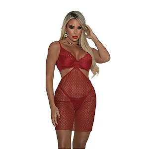 CAMISOLA EM TULE SEM BOJO COM ARO E AMARRAÇÃO EM LAÇO