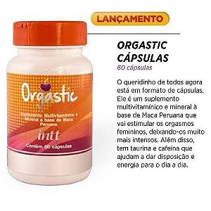Orgastic Suplemento Multivitamínico e Mineral a Base de Maca Peruana Intt