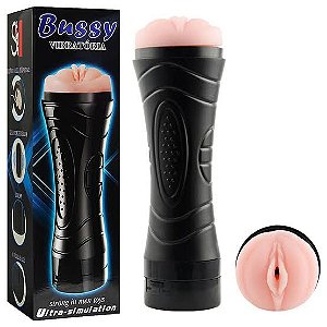 MASTURBADOR LANTERNA VAGINA BUSSY VIBRATÓRIA