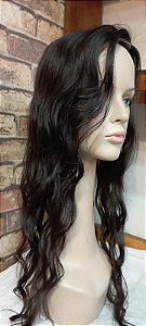 protese capilar de topo  feminina cabelo brasileiro 60 cm