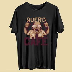 CAMISETA QUERO CAFÉ