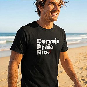 Camiseta Cerveja, Praia, Rio