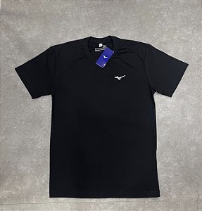 Camiseta Mizuno Preta Minimalista