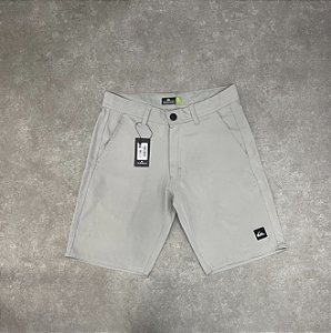 Bermuda Social (Bolso) Quiksilver Cinza Claro